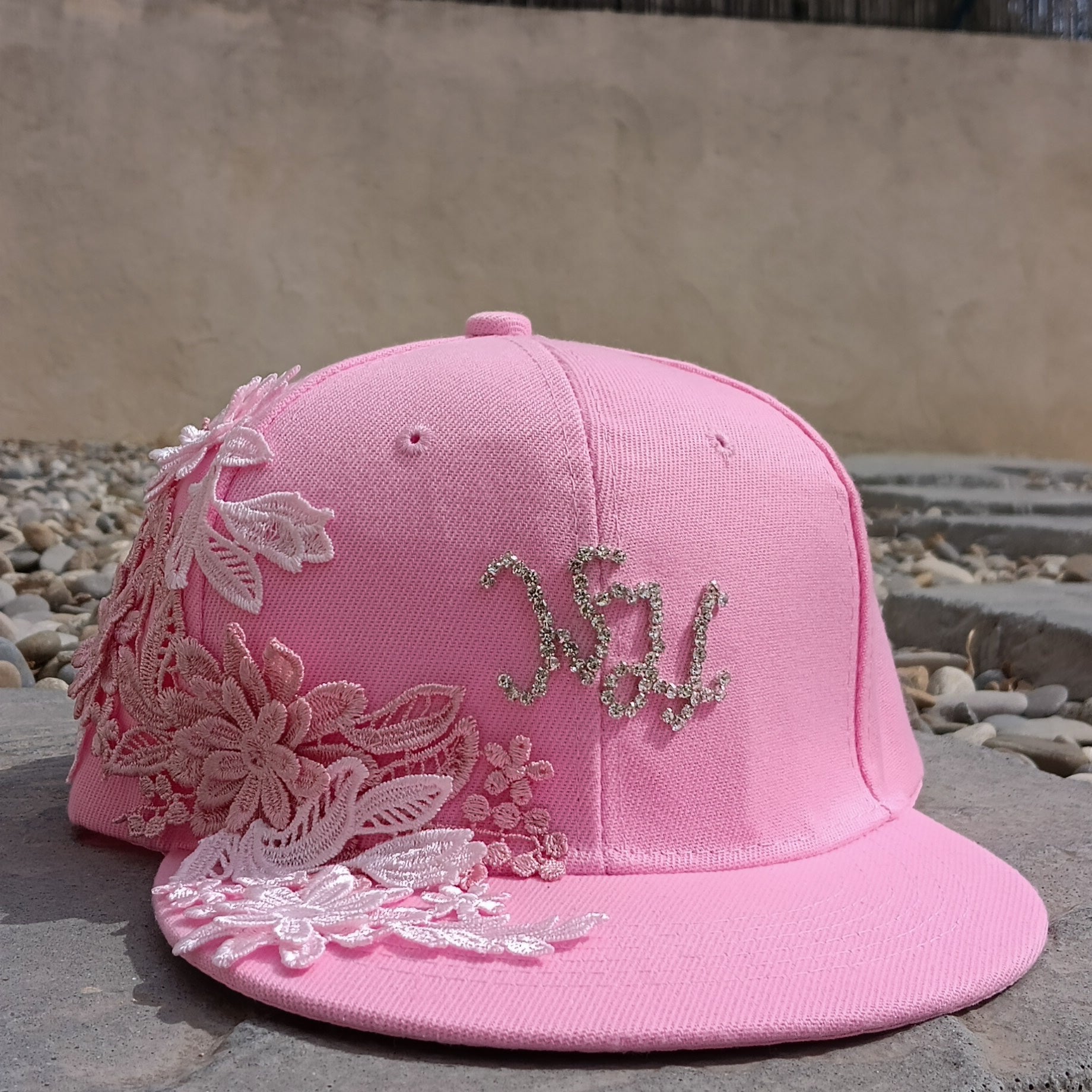 Casquette à fleur