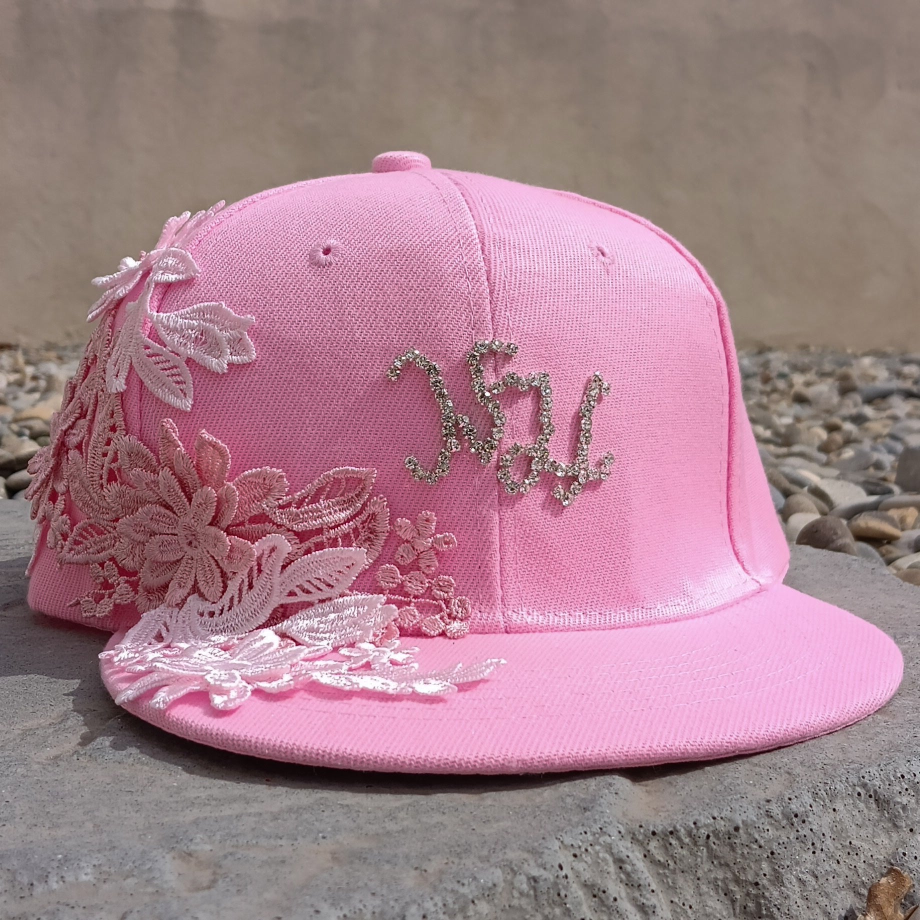 Casquette à fleur