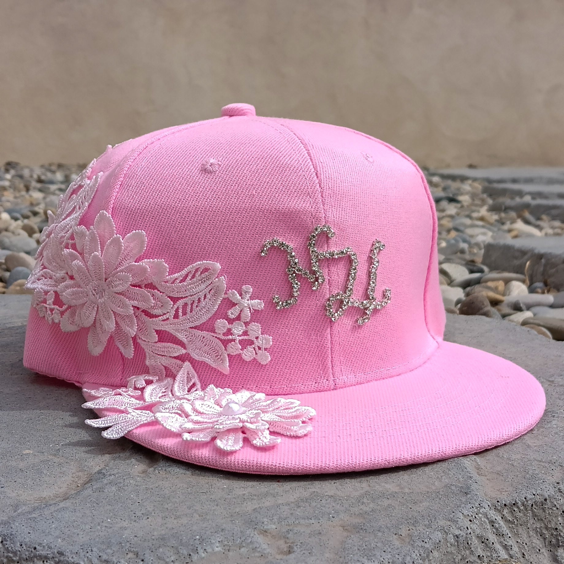 Casquette à fleur
